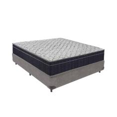 Imagem de Conjunto Cama Box Casal Colchão Airtech D45 Extra Firme