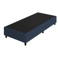 Imagem de Base Box Solteiro Reforçado Arte Cúbica Estofados Itália 37x88x188cm Azul