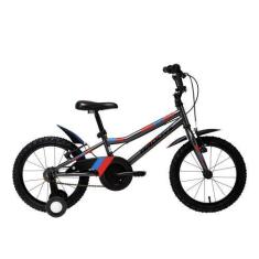 Imagem de Bicicleta Infantil Groove Ragga Aro 16 Grafite/Azul/Vermelho - Groove