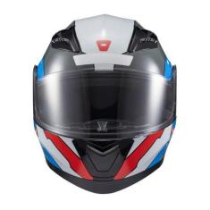 Imagem de Capacete Texx Escamot Gladiator V3 Reisen Azul Verm Branc 56 F016
