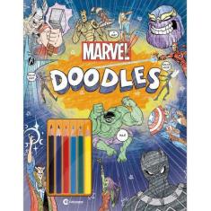 Imagem de Livro - MARVEL DOODLES LER E COLORIR COM LAPIS