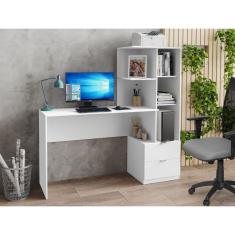 Imagem de Escrivaninha Com Estante Chile Branco