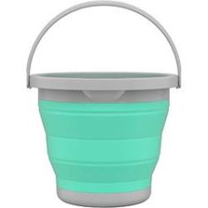 Imagem de Balde Retrátil 5L Verde Água - Flashlimp