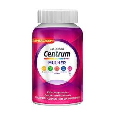 Imagem de Centrum Multivitamínico Mulher com vitaminas de A a Z, 150 cápsulas