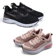 Imagem de Kit Tênis Feminino Esporte + Tênis Flatform Leve Caminhada-Feminino