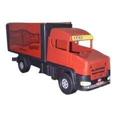 Imagem de Caminhão De Madeira Brinquedo Infantil Modelos Colorido - P.A