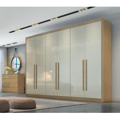 Imagem de Guarda-Roupa Casal Robust Cumaru Fendi 6 Portas 8 Gavetas  Novo Horizo
