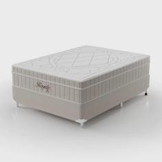 Imagem de Cama Box Casal 138x188x59cm Molas Ensacadas Royale Montreal