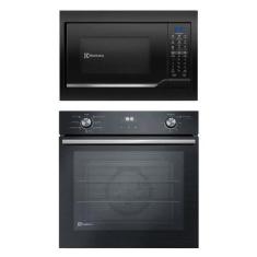 Imagem de Kit Forno De Embutir Elétrico Electrolux 80 Litros Com Air Fryer/Conve