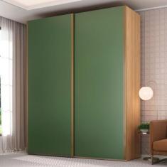 Imagem de Guarda-Roupa Solteiro Veneto 2 Portas 3 Gavetas 100% Mdf Olmo Italiano