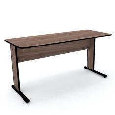 Imagem de Mesa para Escritório Gerência 150 cm MX150 Maxxi Pandin Móveis Preto/Walnut