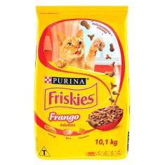 Imagem de Ração Seca Nestlé Purina Friskies Frango para Gatos Adultos - 10,1 Kg