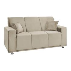 Imagem de Sofá 3 Lugares Fixo Tokyo Veludo Shop das Cabeceiras