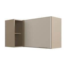 Imagem de Armário Aéreo de Canto Reto para Cozinha 1 Porta Carol - Móveis Cadori