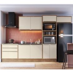 Imagem de Cozinha Modulada 5 Peças 8 Portas 3 Gavetas Com Divisor De Talheres 1