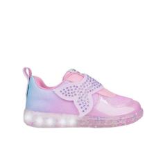 Imagem de Tênis Infantil Menina Pampili 670.036 Led Disney Ariel-Feminino