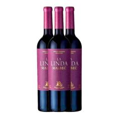 Imagem de Vinho La Linda Malbec 750 Ml Kit Com 03 Unidades - Argentino
