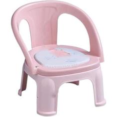 Imagem de Banqueta de encosto para menino e menina antiderrapante banco doméstic
