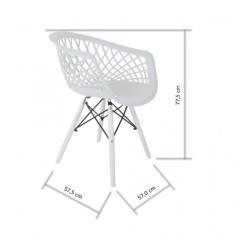 Imagem de Cadeira Base Em Aço Web Dsw-P Empório Tiffany /Aço