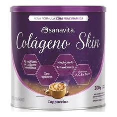 Imagem de Colágeno Sanavita Skin Cappuccino Lata 300G