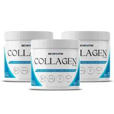 Imagem de Kit Com 3 Collagen Drink 250G Bevinutri Blue Ocean