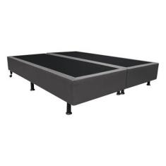 Imagem de Base Box Para Cama Casal Queen 158X198cm Bipartido Liz S05 Sintético C