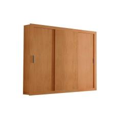 Imagem de Guarda Roupa Casal 3 Portas De Correr E 4 Gavetas Veneza Naturale - Rufato