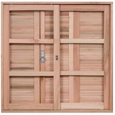 Imagem de Janela com Caixilhos de Correr pra Vidros Quadriculados e Veneziana de Abrir 3 Folhas Rondosul