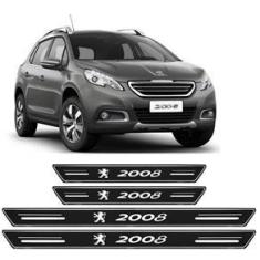 Imagem de Soleira Platinum Peugeot 2008 2015 a 2020 4 Peças 