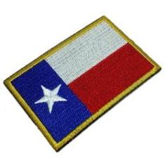 Imagem de Bandeira Texas EUA Patch Bordado Para Uniforme Camisa Kimono