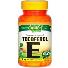 Imagem de Vitamina E tocoferol 60 capsulas 470 mg - unilife