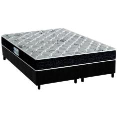 Imagem de Cama Box King: Colchão Anatômico Probel D45/EP ProDormir Advanced Tech2000 + Base CRC Suede Black(193x203)