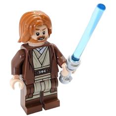 Imagem de Miniboneco lego Star Wars Obi-Wan Kenobi com sabre de luz