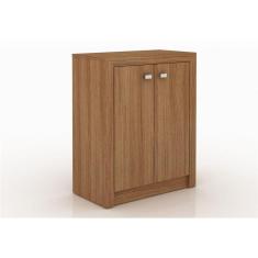 Imagem de Balcão Para Escritório 2 Portas Me4103 Amêndoa Tecno Mobili