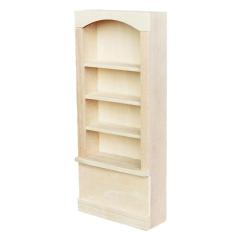 Imagem de 1pc 1/12 madeira mini casa miniatura móveis de madeira booksh