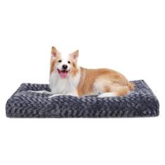Imagem de Cama de cachorro KSIIA lavável de pelúcia Deluxe para cães grandes, ci