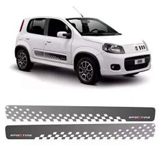 Imagem de Faixa Lateral Fiat Uno Sporting 2013/ Adesivo Grafite