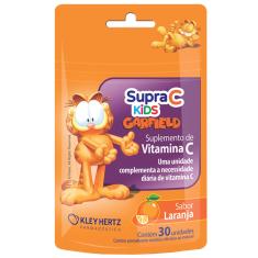 Imagem de Vitamina C Supra C Kids Sabor Laranja com 30 gomas Kley Hertz 30 Gomas