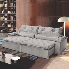 Imagem de Sof  Retr til E Reclin vel 3 Lugares 250cm Espuma D28 Agatha