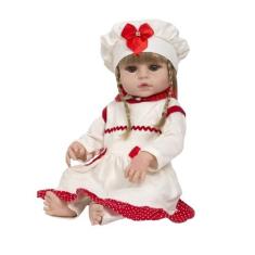 Imagem de Boneca Reborn Realista Loira Enxoval Completo Luxo Com Bolsa