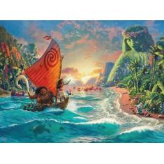 Imagem de Quebra-Cabeça Ceaco Thomas Kinkade Moana 500 Peças