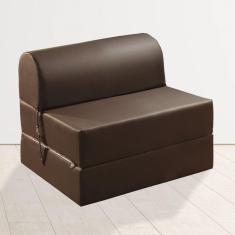 Imagem de Sofá Cama Solteiro 65cm D33 Smart Paropas by Ecosono Marrom