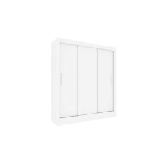 Imagem de Guarda Roupas 3 Portas de Correr de e 4 Gavetas Valencia Neve - Tcil Móveis