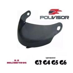Imagem de Viseira Capacete Pro Tork 788 Evolution Fume 2,2mm - Polivisor
