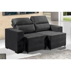 Imagem de Sofá Retrátil Reclinável 2 Lugares Cancun em Veludo Pavia  - AV MOVEIS