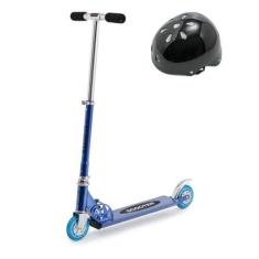 Imagem de Patinete Menino Radical Dobrável Ajustável 40Kg + Capacete - DM Toys
