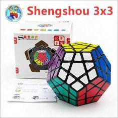 Imagem de Cubo Mágico Megaminx 3x3x3 Shengshou Black