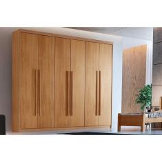 Imagem de Guarda Roupa 6 Portas Hawaii E 2 Gavetas Naturale - Rufato