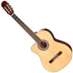 Imagem de Violão Eletroacústico Canhoto Flat Nylon Hofma Hmc 225F Lh