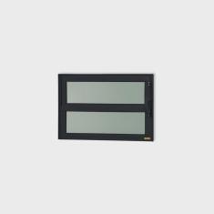 Imagem de Janela de Alumínio Basculante 40x80cm Vidro Mini Boreal Elite Brimak